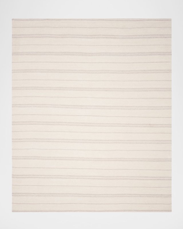 Brett Stripe Flat-Weave Rug, 10' x 14'